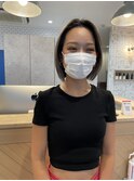 クール切りっぱなしボブ