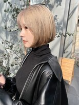 ヌード(NUDE)&nbsp;NUDE10代20代30代40代レトロガーリーピンクブロンド前下がりボブ