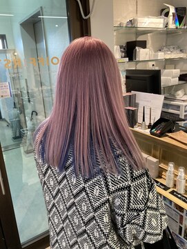 コワファーストナガサキシャンプーボーイ(COIFF1RST NAGASAKI SHAMPOO BOY) ペールピンク×ラベンダー