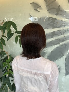 エディット アンド 緑地(Edit&) 20代/30代/40代/大人女性におすすめウルフインナーカラー