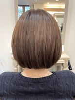 アルターリール(aL ter Rire)&nbsp;黒髪/グレーベージュ/レイヤーロング/前髪パーマ /中村郁未