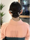 卒業式着付けヘアセット♪