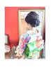 「日本の伝統衣装を着よう」留袖、訪問着＋ヘアセット40分