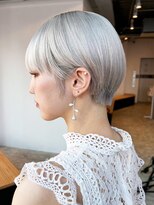 アルバム 池袋(ALBUM)&nbsp;グレーベージュフレンチカジュアルグレージュカラー_ba484231