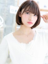 モッズヘア 越谷(mod's hair) ツヤ髪ビターショコラ小顔前下がりミニボブc5越谷20代30代40代