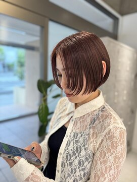 ムーン バイ ケンジ(moon by KENJE) hishida#ショート#ショートボブ#ミニボブ#顔まわり