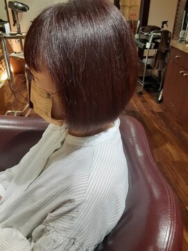 ヘアデザイン フィール リファイン(HAIR DESIGN Feel Refine) 重め内巻きショートボブ