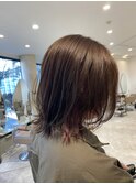 インナーカラー　ミディアムレイヤー