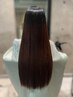 【気になるダメージ部分を切りたい】髪質改善ストレート（縮毛矯正）＋カット