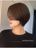 #ハンサムショート#丸みショート#大人ショート/岸本 理希