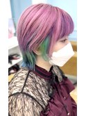 ペールピンク【山口市美容室】【山口市ハイトーン】