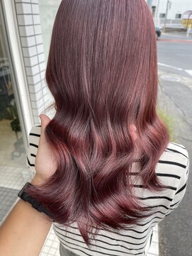 ブルー(BLUE) カシスピンク(髪質改善/縮毛矯正/艶髪/水戸)