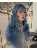 ブルーカラー/ブルーシルバー/ケアブリーチ/ハイトーン/魚住