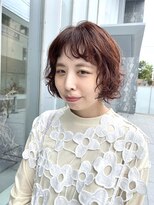 カケル(×.)&nbsp;カーリーパーマ/前髪パーマ/オレンジカラー