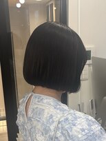 アコロン(acoron)&nbsp;丸みショートボブ　新宿/ボブ/髪質改善/艶カラー