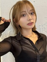 アビー(ABBEY3)&nbsp;シースルミニマルボブショート顔まわり外ハネ切りっぱなしボブ