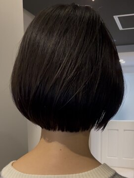 王道のナチュラルボブ