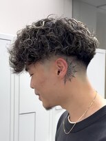 ササ 京都河原町店(33 SASA)&nbsp;スペインカール　メンズハイライト　京都四条河原町