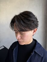 メンズココ 清澄白河店(MENS COCO)&nbsp;フェザーパーマフェザーショート毛流れセンターパート