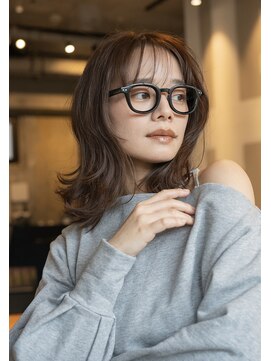 エインアンリー 明治神宮前(AIN.ANLY.) ミディアムパーマ、くびれパーマ、ニュアンスパーマ、毛先パーマ