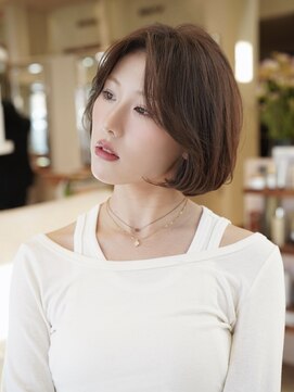 ビュートリアム 福岡(BEAUTRIUM) 大人可愛い"ナチュラルボブ"×透明感"シアーベージュ"