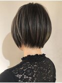 ショートグレージュハイライト &nbsp;30代40代50代【渋谷/青山】濱口