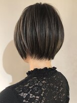 ライズ ネックス ザ サロン 渋谷(LIZE nex the salon)&nbsp;ショートグレージュハイライト  30代40代50代【渋谷/青山】濱口