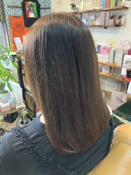 美容室ひろ お白髪活かしぼかしケアカラー+頭皮TR