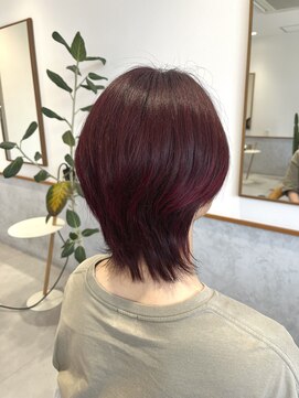 レンジヘアー(lange hair) ウルフカット