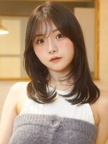 ガーランド (Garland)&nbsp;大人かわいいくびレイヤー顔まわりレイヤーカットまろベージュ