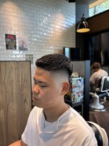 タフ バーバーショップ 大濠店(TOUGH BARBER SHOP)&nbsp;ウェーブアップスタイル