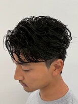 become men's hair 名駅EAST【10月3日 NEW OPEN(予定)】&nbsp;フェザーパーマ/毛流れセンターパート/ナチュラル/名古屋