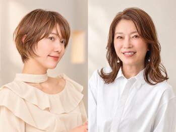 タヤ 本八幡店(TAYA)の写真/話題の白髪ぼかしカラーでワンランク上の大人髪へ