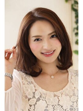 フォルテ 表参道店(FORTE) 【FORTE】黒髪でもキレイに決まる★大人のワンカールミディ