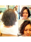 Lond【伊原亜里紗】ぺたんこヘアにさよなら☆ワンカールボブ☆