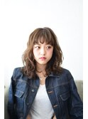 #ゆるふわセミディ#グレージュ#セミウェット#ブルージュ#透け感