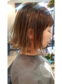 切りっぱなしボブ