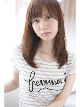 ヘアーアンドメイク シーク 八王子(HAIR&MAKE SeeK) シンプルスタイリング ロングレイヤー