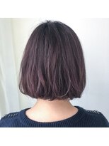 ハニーマスタード(HONEY MUSTARD)&nbsp;【お客様スタイル】ハイライトカラーナチュラルバイオレット