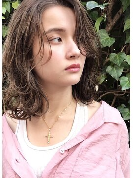 ヘアサロンエム 渋谷店(HAIR SALON M) クールショート/ボブルフ/ピンクベージュ/シルバーカラー