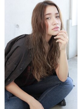 キトネ(ki.tone) 【ki.tone】ほつれウェーブロング