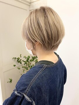 ベック ヘアサロン(BEKKU hair salon) ハイトーンベージュが可愛い☆柔らかショート