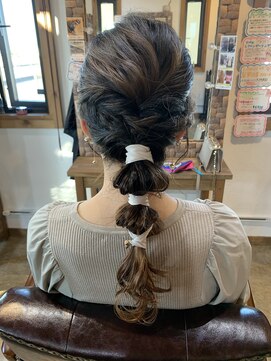 エルバッチャ 千代田町店 太田(Lbaccia) 編みおろしヘア