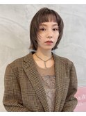 フェイスレイヤーニュアンスボブ_ショートカット_モードヘア