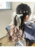 【白鳥未来】ヘアアレンジ