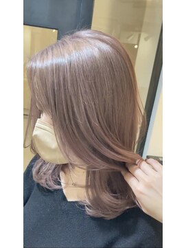 ラフ 難波店(LAFF) #黒髪#ボブルフ#ネビージュ#小顔#ワンレン