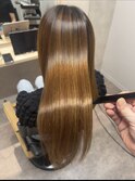 美髪矯正サラサラロング