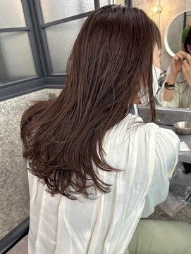 チル(chill) モカブラウン＊グレージュロング