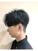 デイズ(DAYS) メンズセンターパート　ニュアンスパーマ　