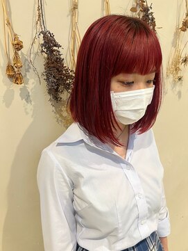 シャンプーボーイ セントラル 博多(SHAMPOO BOY central) ワインレッド